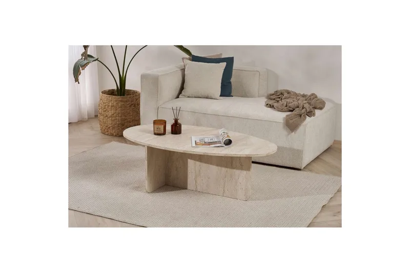 Ceyra Soffbord 120 cm - Beige - Möbler - Bord & matgrupp - Soffbord