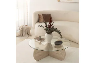 Chaino Soffbord 90 cm - Beige - Möbler - Bord & matgrupp - Soffbord