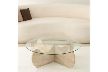 Chaino Soffbord 90 cm - Beige - Möbler - Bord & matgrupp - Soffbord