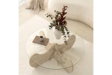 Chaino Soffbord 90 cm - Beige - Möbler - Bord & matgrupp - Soffbord