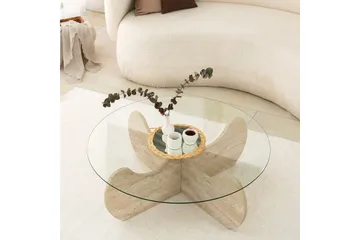 Chaino Soffbord 90 cm - Beige - Möbler - Bord & matgrupp - Soffbord