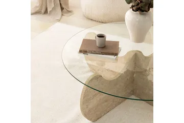 Chaino Soffbord 90 cm - Beige - Möbler - Bord & matgrupp - Soffbord