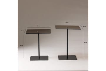 Challur Soffbord 40 cm - Brons/Svart - Möbler - Bord & matgrupp - Soffbord