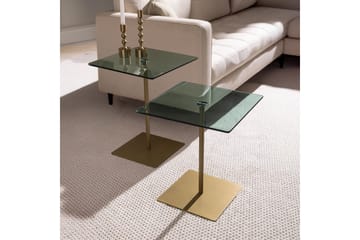 Challur Soffbord 40 cm - Guld/Grön - Möbler - Bord & matgrupp - Soffbord