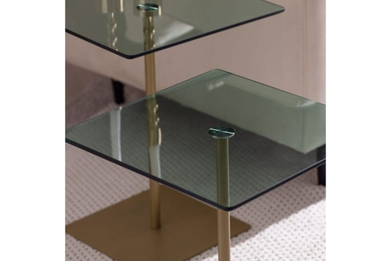 Challur Soffbord 40 cm - Guld/Grön - Möbler - Bord & matgrupp - Soffbord