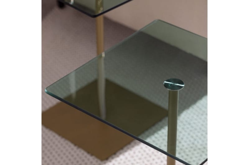 Challur Soffbord 40 cm - Guld/Grön - Möbler - Bord & matgrupp - Soffbord