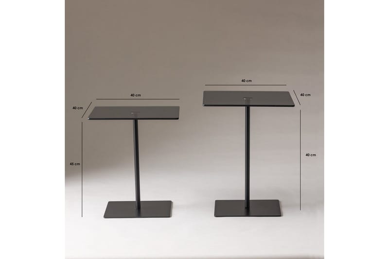 Challur Soffbord 40 cm - Svart - Möbler - Bord & matgrupp - Soffbord