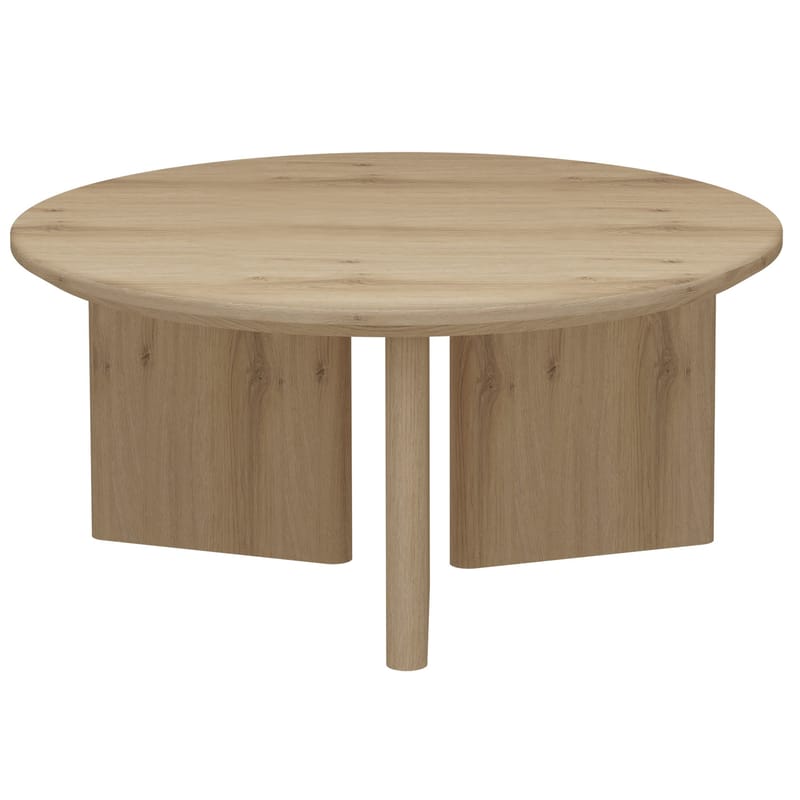 Chatham 80 cm Runt Soffbord i Ek - Beige - Möbler - Bord & matgrupp - Soffbord