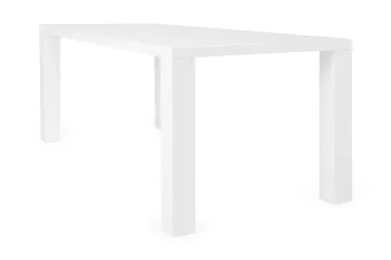 Cibus Matgrupp 180 cm med 6 Stolar - Vit/Svart Konstläder - Möbler - Bord & matgrupp - Matgrupp