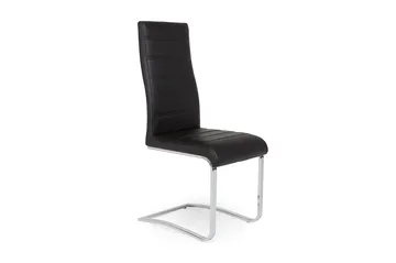 Cibus Matgrupp 180 cm med 6 Stolar - Vit/Svart Konstläder - Möbler - Bord & matgrupp - Matgrupp
