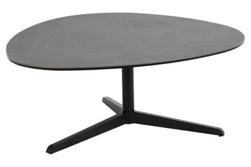 Cimino Ovalt Soffbord 100 cm i Keramik med Metallunderrede - Mörkgrå - Möbler - Bord & matgrupp - Soffbord