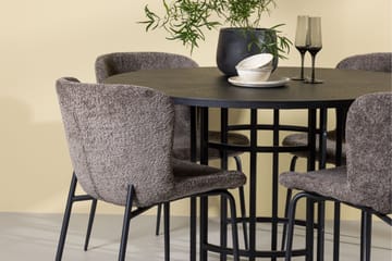 Copenhagen Matgrupp 115 cm Rund med 4 Modesto stolar - Beige - Möbler - Bord & matgrupp - Matgrupp