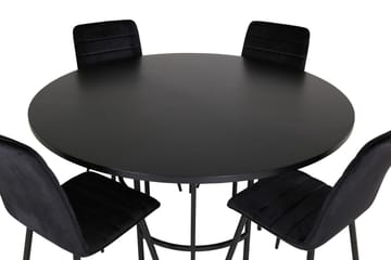 Copenhagen Matgrupp 140 cm Rund med 4 Windu Lyx stolar - Möbler - Bord & matgrupp - Matgrupp