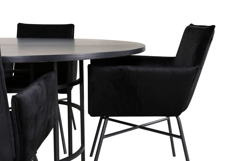 Copenhagen Matgrupp 140 cm Rund med 4 Petra stolar - Möbler - Bord & matgrupp - Matgrupp
