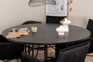 Copenhagen Matgrupp 140 cm Rund med 4 Petra stolar - Möbler - Bord & matgrupp - Matgrupp