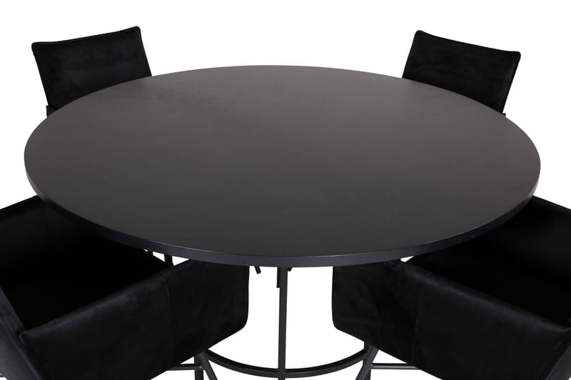 Copenhagen Matgrupp 140 cm Rund med 4 Petra stolar - Möbler - Bord & matgrupp - Matgrupp