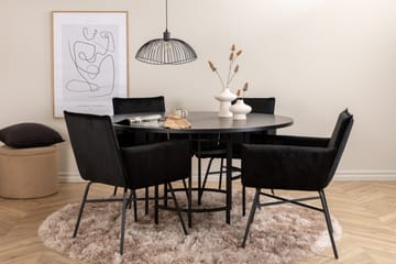 Copenhagen Matgrupp 140 cm Rund med 4 Petra stolar - Möbler - Bord & matgrupp - Matgrupp