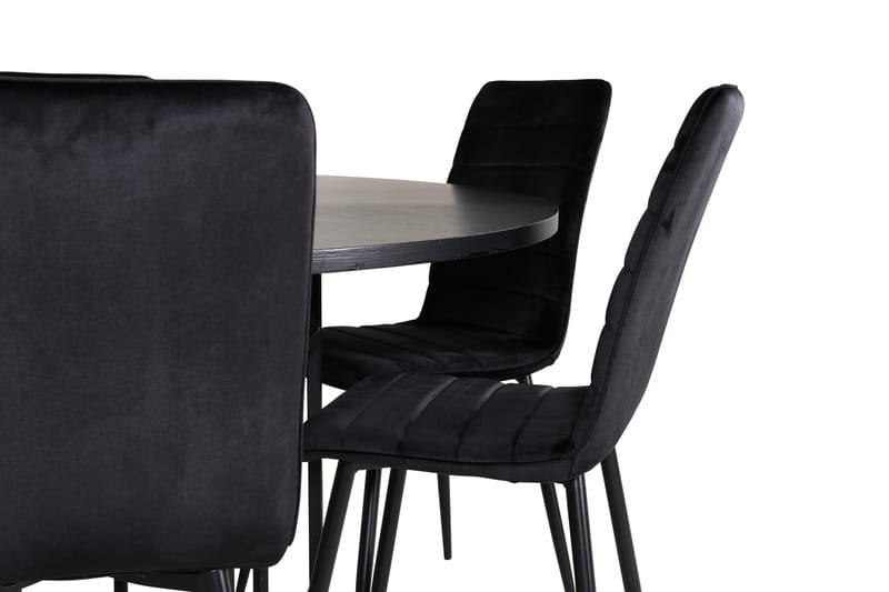 Copenhagen Matgrupp 140 cm Rund med 6 Windu Lyx stolar - Möbler - Bord & matgrupp - Matgrupp