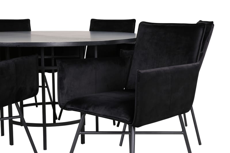 Copenhagen Matgrupp 140 cm Rund med 6 Petra stolar - Möbler - Bord & matgrupp - Matgrupp