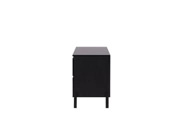 Corpus Golvstående Tv Bänk 138 cm med Förvaring i Målat Trä - Svart - Möbler - TV- & Mediamöbler - TV bänk & mediabänk