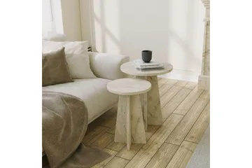 Corren Soffbord 40 cm - Travertine - Möbler - Bord & matgrupp - Soffbord