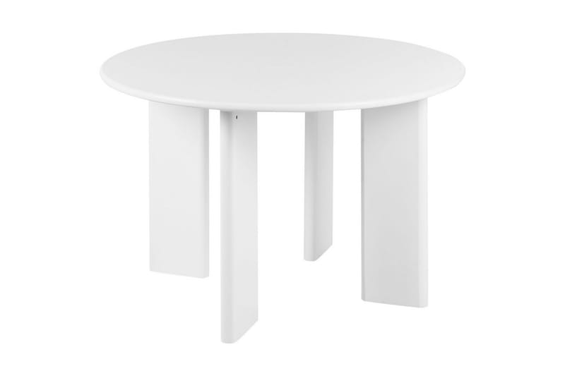 Cosmo Runt Matbord 120 cm, Vit