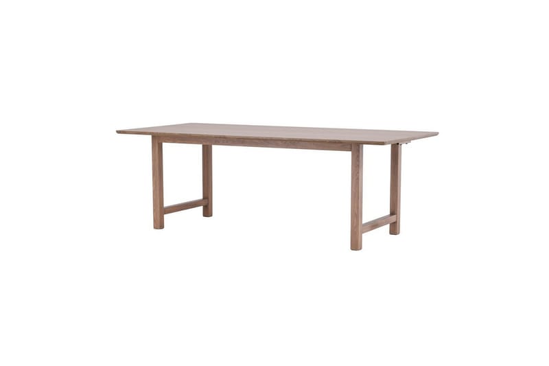 Count Stort Rektangulärt Matbord 220 cm med Trä- och Ekutseende - Brun - Möbler - Bord & matgrupp - Matbord & köksbord