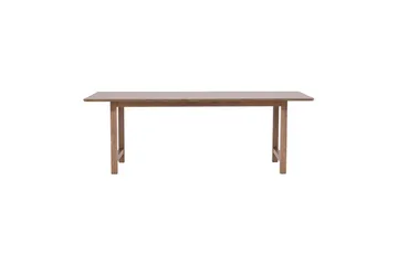 Count Stort Rektangulärt Matbord 220 cm med Trä- och Ekutseende - Brun - Möbler - Bord & matgrupp - Matbord & köksbord