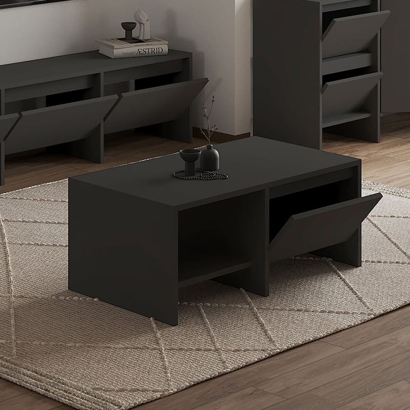 Crala Soffbord 90x35x45 cm - Antracit - Möbler - Bord & matgrupp - Soffbord