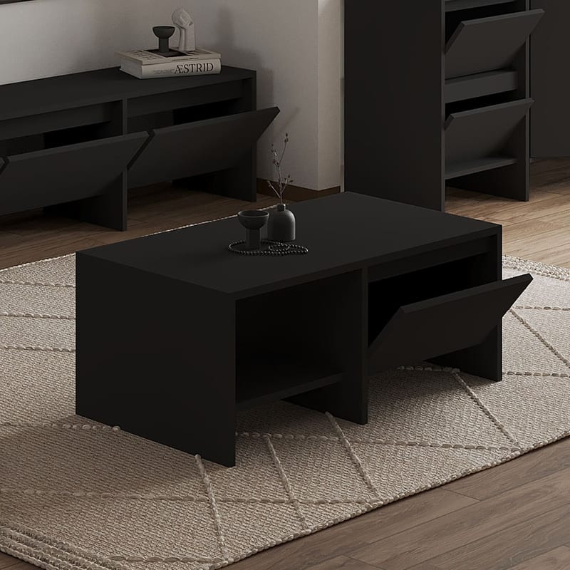 Crala Soffbord 90x35x45 cm - Svart - Möbler - Bord & matgrupp - Soffbord