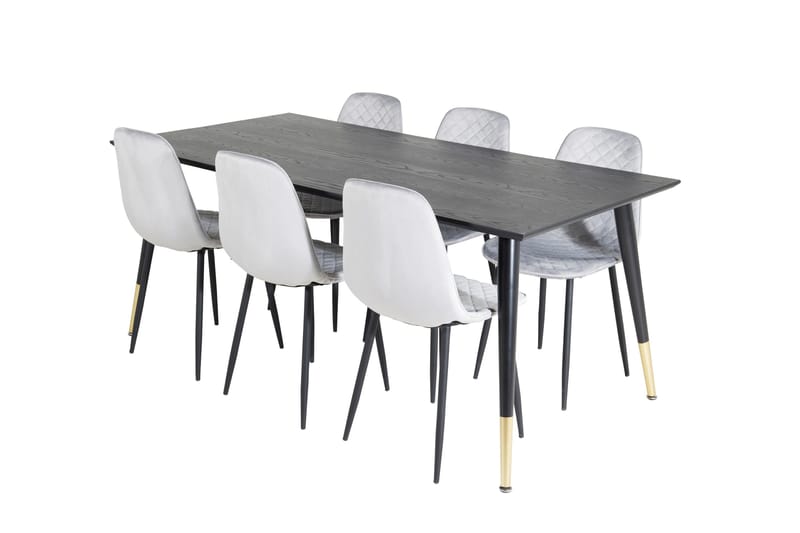 Daicy Matbord 180 cm med 6 st Ypas Matstol
