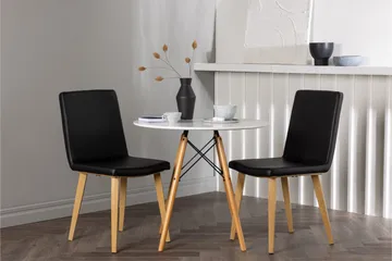 Danburi Matgrupp 60 cm Rund med 2 Today stolar - Svart - Möbler - Bord & matgrupp - Matgrupp