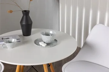 Danburi Matgrupp  60 cm Rund med 2 Zeno stolar - Vit - Möbler - Bord & matgrupp - Matgrupp