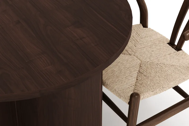 Dano Matbord 180 cm med 6 Dastoori Matstolar - Valnöt - Möbler - Bord & matgrupp - Matgrupp