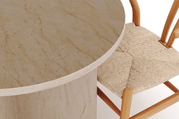 Dano Matbord 180 cm med 6 Dezuid Matstolar - Travertin / Natur - Möbler - Bord & matgrupp - Matgrupp