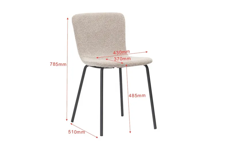 Dano Matbord 180 cm  med 6 Katy Matstolar - Valnöt|Greige - Möbler - Bord & matgrupp - Matgrupp