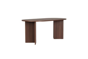 Dano Matbord 180 cm med 6 Nibe Plus Matstolar - Vit/Brun - Möbler - Bord & matgrupp - Matgrupp