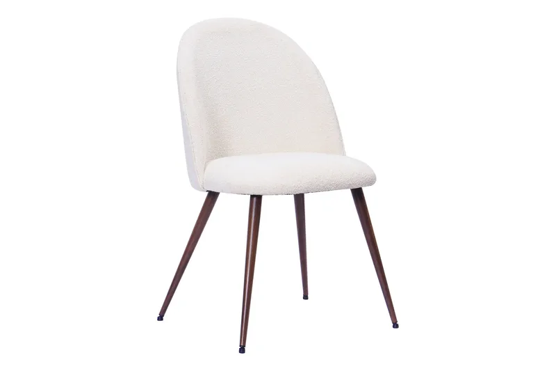 Dano Matbord 180 cm med 6 Nibe Plus Matstolar - Vit/Brun - Möbler - Bord & matgrupp - Matgrupp