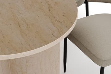 Dano Matbord 180 cm med 6 Sawako Matstolar - Travertin / Beige - Möbler - Bord & matgrupp - Matgrupp