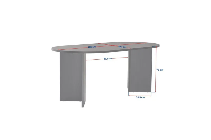 Dano Matbord 180 cm Oval - Natur - Möbler - Bord & matgrupp - Matbord & köksbord