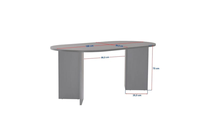 Dano Matbord 180 cm Oval - Natur - Möbler - Bord & matgrupp - Matbord & köksbord
