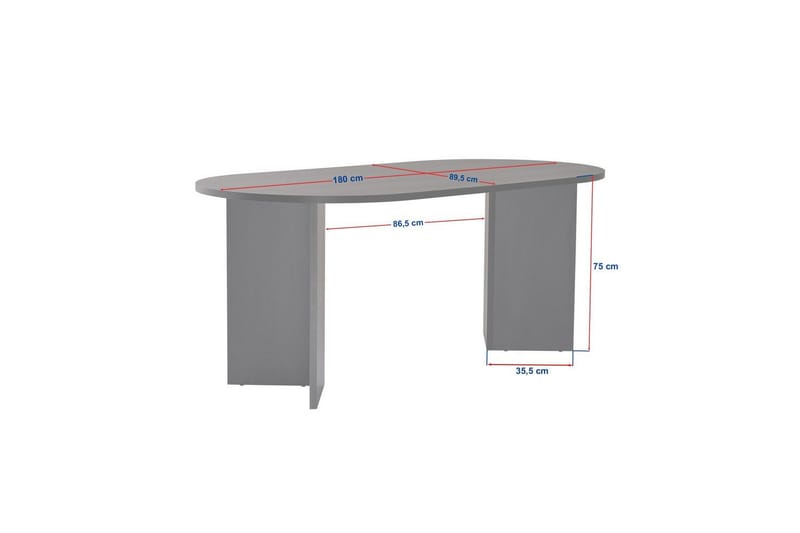 Dano Matbord 180 cm Oval - Natur - Möbler - Bord & matgrupp - Matbord & köksbord