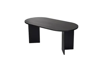 Dano Matbord 180 cm Oval - Natur/Svart - Möbler - Bord & matgrupp - Matbord & köksbord