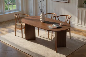 Dano Matbord 180 cm Oval - Valnöt - Möbler - Bord & matgrupp - Matbord & köksbord