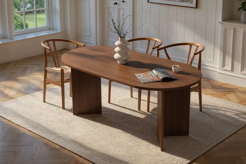 Dano Matbord 180 cm Oval - Valnöt - Möbler - Bord & matgrupp - Matbord & köksbord