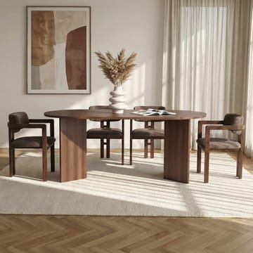 Dano Matbord- och stolset 180x75x90 cm 5 delar - Milano Valnöt, Mörk valnöt, Brun - Möbler - Bord & matgrupp - Matgrupp
