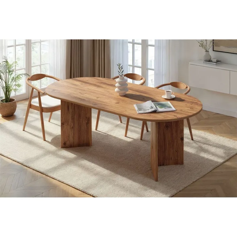 Dano Matbord Oval 200 cm - Natur - Möbler - Bord & matgrupp - Matbord & köksbord