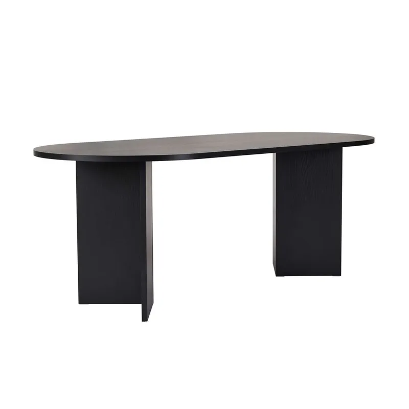 Dano Matbord Oval 200 cm - Svart - Möbler - Bord & matgrupp - Matbord & köksbord