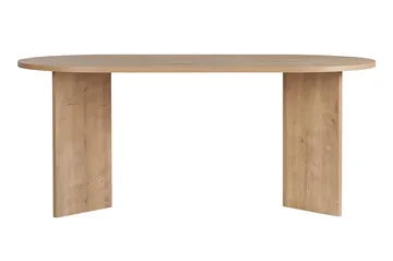 Dano Ovalt Matbord 180x90 cm med Trä- och Ekutseende - Beige - Möbler - Bord & matgrupp - Matbord & köksbord