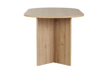 Dano Ovalt Matbord 180x90 cm med Trä- och Ekutseende - Beige - Möbler - Bord & matgrupp - Matbord & köksbord